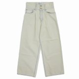 DAIRIKU/"Ice Wash" W-Velt Wide Denim Pants（Ice Wash）［ダブルベルトワイドデニムパンツ-25春夏］