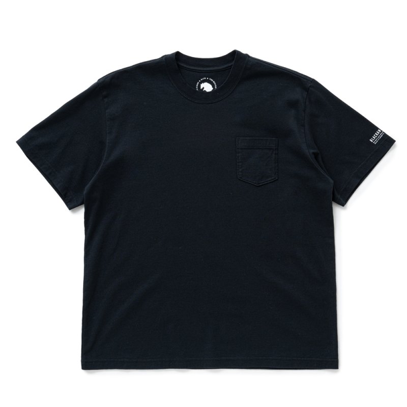 画像1: RATS/PACK TEE REGULAR SILHOUETTE "CREW NECK"（BLACK）［プリントポケT-25春夏］