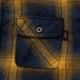 画像4: RATS/COTTON LINEN CHECK SHIRT（NAVY/YELLOW CHECK）［コットンリネンチェックシャツ-25春夏］