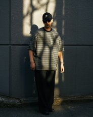 画像3: COOTIE PRODUCTIONS/Jacquard Border S/S Tee（Black）［ジャガードボーダーT-25春夏］ (3)