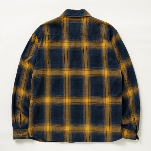 他の写真2: RATS/COTTON LINEN CHECK SHIRT（NAVY/YELLOW CHECK）［コットンリネンチェックシャツ-25春夏］