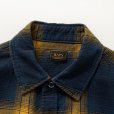 画像3: RATS/COTTON LINEN CHECK SHIRT（NAVY/YELLOW CHECK）［コットンリネンチェックシャツ-25春夏］