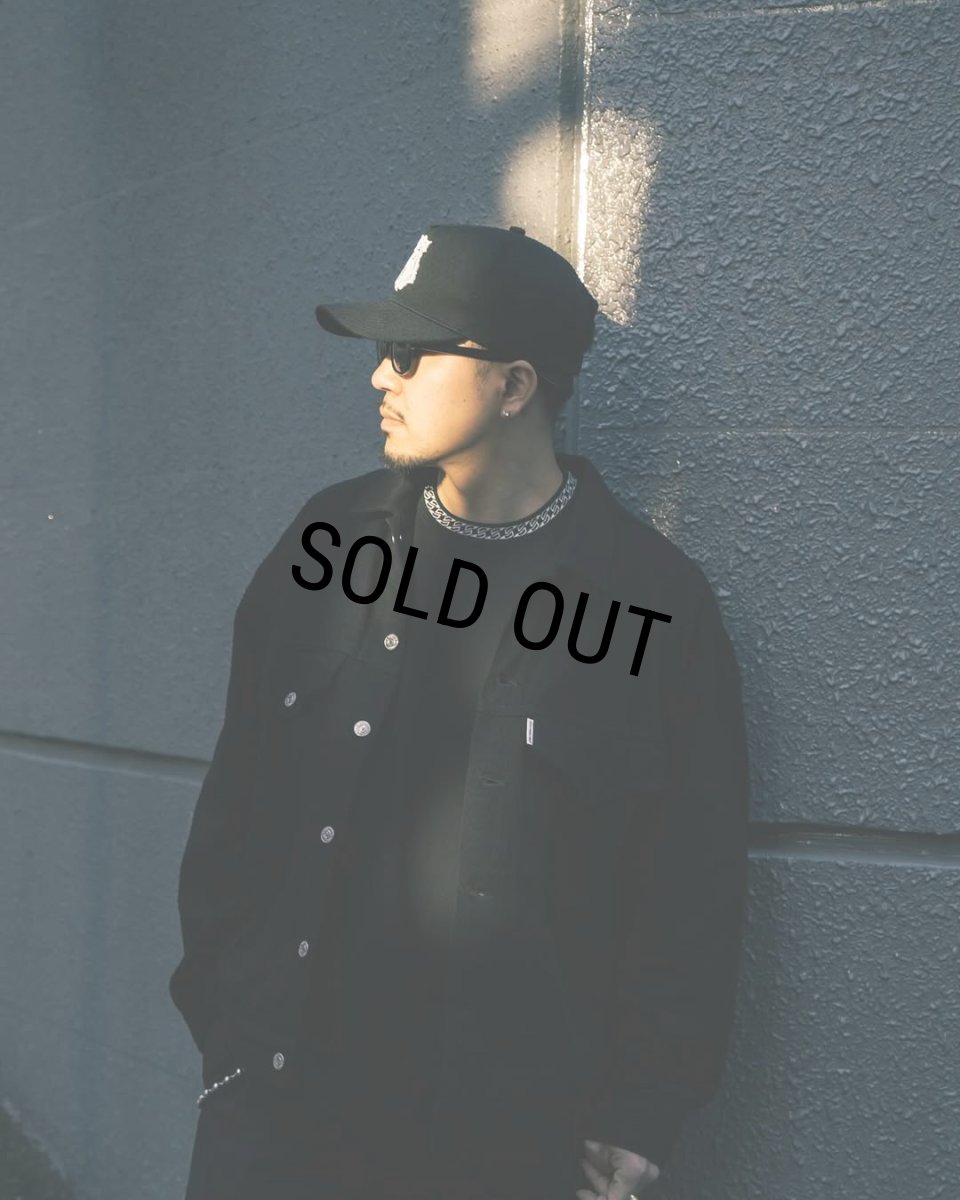 画像6: COOTIE PRODUCTIONS/Jacquard Neck S/S Tee（Black）［ジャガードネックT-25春夏］ (6)