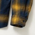 画像6: RATS/COTTON LINEN CHECK SHIRT（NAVY/YELLOW CHECK）［コットンリネンチェックシャツ-25春夏］