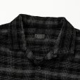 画像3: RATS/OMBRE CHECK SHIRT（BLACK/GRAY CHECK）［オンブレチェックシャツ-25春夏］