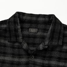 画像3: RATS/OMBRE CHECK SHIRT（BLACK/GRAY CHECK）［オンブレチェックシャツ-25春夏］ (3)