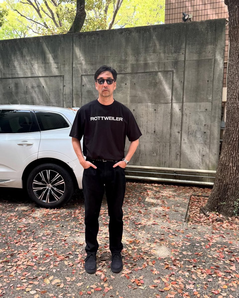 画像7: 【20％OFF】ROTTWEILER/R9 LOGO TEE（BLACK）［オリジナルT-25春夏］ (7)