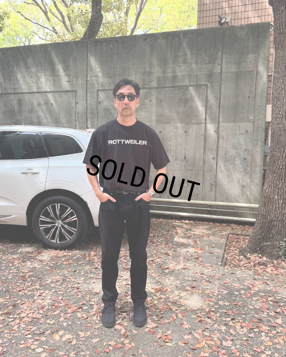 画像7: 【30％OFF】ROTTWEILER/R9 LOGO TEE（BLACK）［オリジナルT-25春夏］ (7)