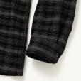画像6: RATS/OMBRE CHECK SHIRT（BLACK/GRAY CHECK）［オンブレチェックシャツ-25春夏］