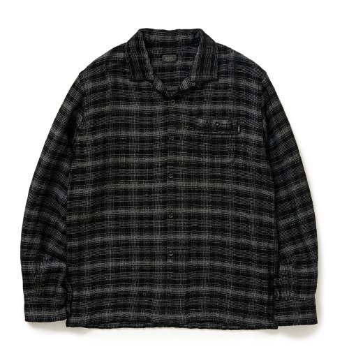 他の写真1: RATS/OMBRE CHECK SHIRT（BLACK/GRAY CHECK）［オンブレチェックシャツ-25春夏］