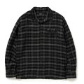 RATS/OMBRE CHECK SHIRT（BLACK/GRAY CHECK）［オンブレチェックシャツ-25春夏］