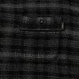 画像4: RATS/OMBRE CHECK SHIRT（BLACK/GRAY CHECK）［オンブレチェックシャツ-25春夏］