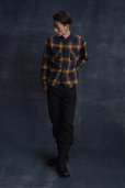 画像9: RATS/COTTON LINEN CHECK SHIRT（NAVY/YELLOW CHECK）［コットンリネンチェックシャツ-25春夏］