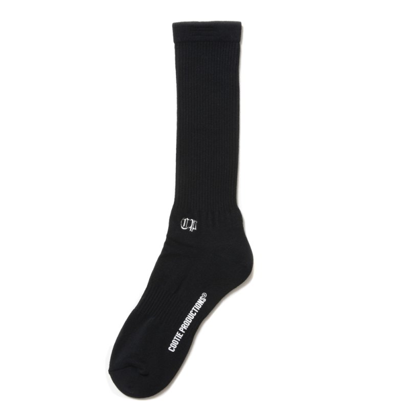 画像1: COOTIE PRODUCTIONS/Raza High Socks（Black）［ハイソックス-25春夏］