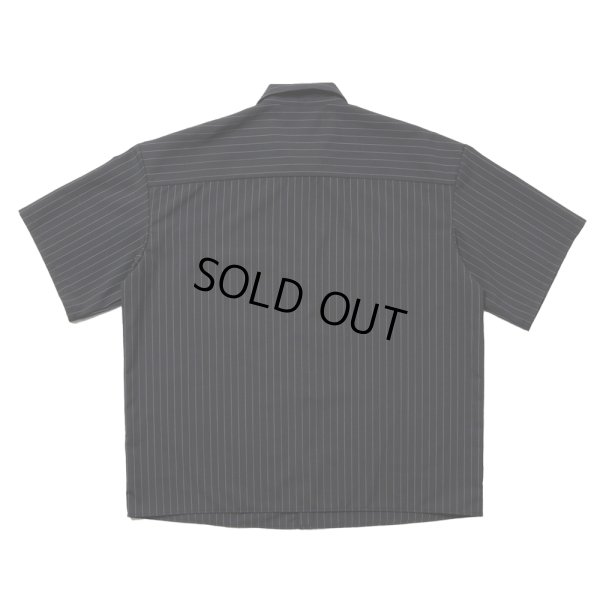 画像2: COOTIE PRODUCTIONS/T/W Work S/S Shirt（Stripe）［ワークシャツ-25春夏］