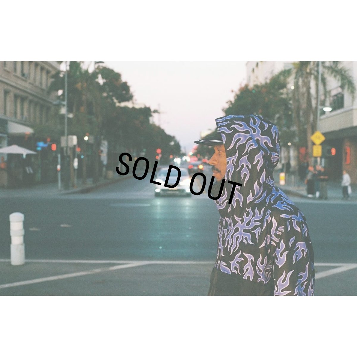 画像2: CHALLENGER/PACKABLE FIRE ANORAK（PURPLE/BLACK）［パッカブルファイヤーアノラック-25春夏］ (2)