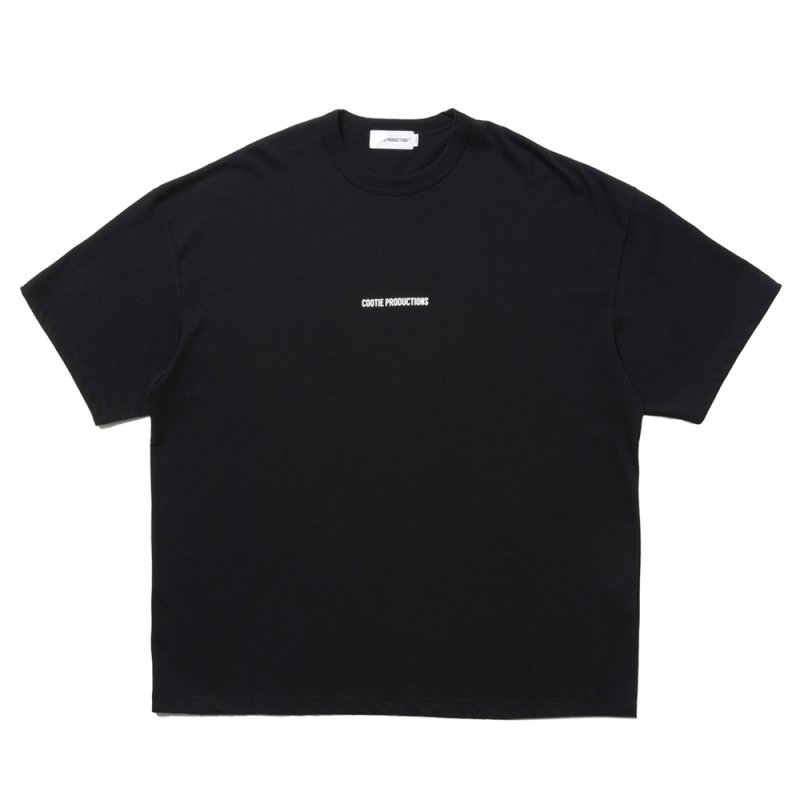 画像1: COOTIE PRODUCTIONS/C/R Smooth Jersey S/S Tee（Black）［スムースジャージT-25春夏］