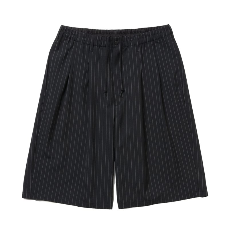 画像1: COOTIE PRODUCTIONS/T/W 2 Tuck Easy Shorts（Stripe）［ツータックイージーショーツ-25春夏］