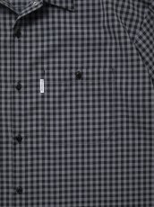 画像3: COOTIE PRODUCTIONS/T/W Work S/S Shirt（Gingham Check）［ワークシャツ-25春夏］ (3)