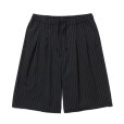 画像1: COOTIE PRODUCTIONS/T/W 2 Tuck Easy Shorts（Stripe）［ツータックイージーショーツ-25春夏］ (1)