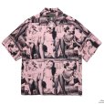 画像1: WACKO MARIA/ELLEN VON UNWERTH / HAWAIIAN SHIRT（PINK）［ハワイアンシャツ-25春夏］ (1)