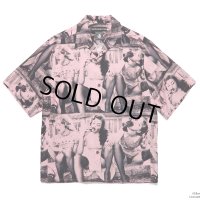 WACKO MARIA/ELLEN VON UNWERTH / HAWAIIAN SHIRT（PINK）［ハワイアンシャツ-25春夏］