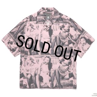WACKO MARIA/ELLEN VON UNWERTH / HAWAIIAN SHIRT（PINK