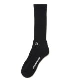 COOTIE PRODUCTIONS/Raza High Socks（Black）［ハイソックス-25春夏］