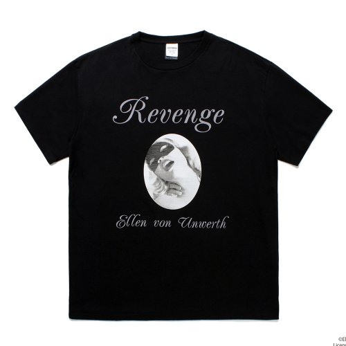 他の写真1: WACKO MARIA/ELLEN VON UNWERTH / WASHED HEAVY WEIGHT T-SHIRT（BLACK）［プリントT-25春夏］