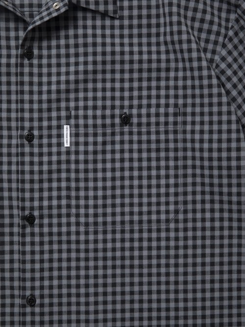 他の写真3: COOTIE PRODUCTIONS/T/W Work S/S Shirt（Gingham Check）［ワークシャツ-25春夏］