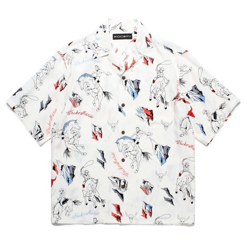 他の写真1: WACKO MARIA/HAWAIIAN SHIRT（WHITE）［ハワイアンシャツ-25春夏］
