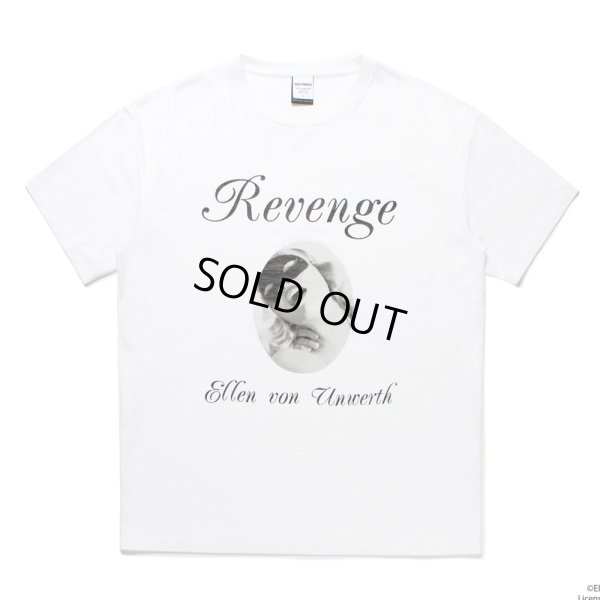 画像1: WACKO MARIA/ELLEN VON UNWERTH / WASHED HEAVY WEIGHT T-SHIRT（WHITE）［プリントT-25春夏］