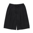 画像1: COOTIE PRODUCTIONS/T/W 2 Tuck Easy Shorts（Black）［ツータックイージーショーツ-25春夏］ (1)