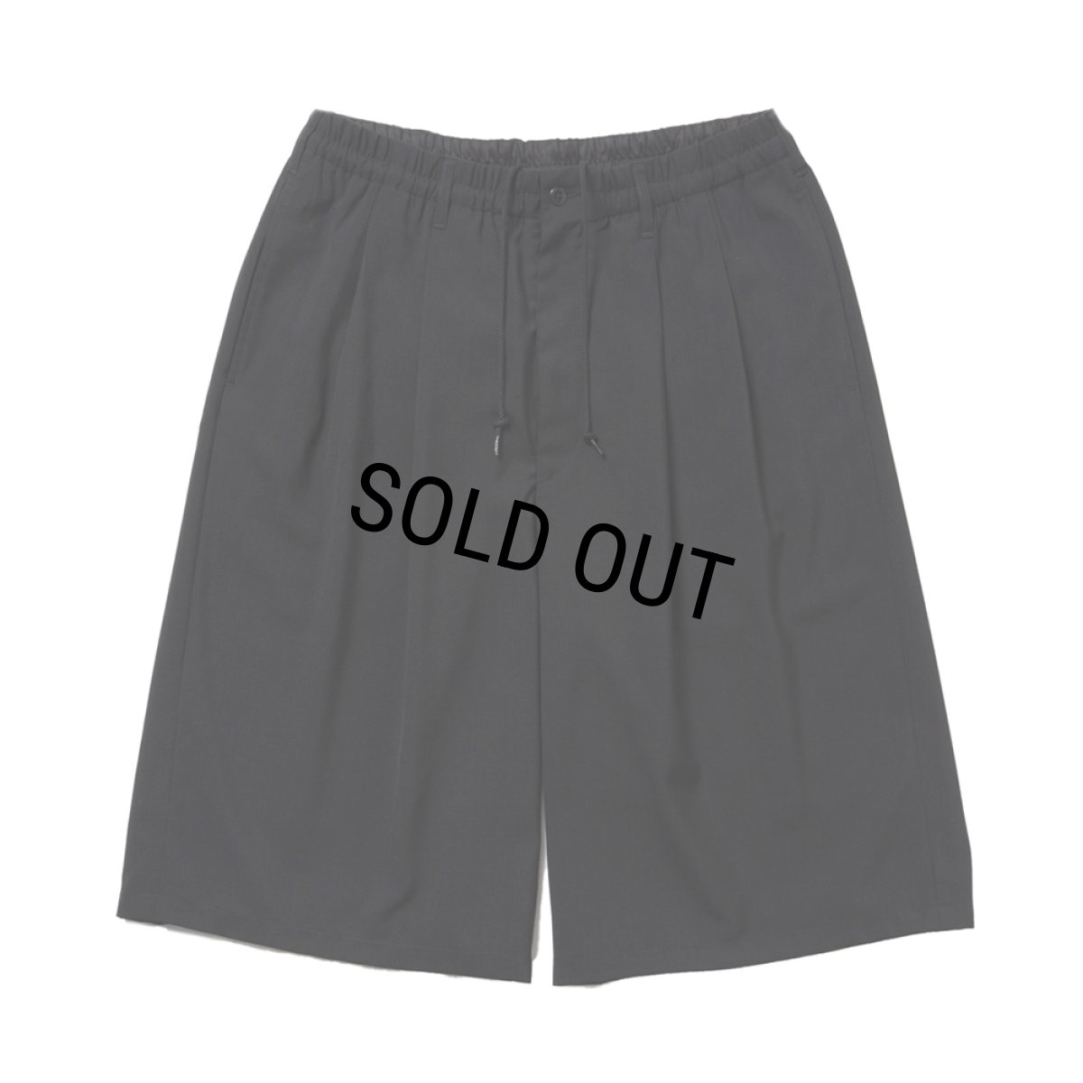 画像1: COOTIE PRODUCTIONS/T/W 2 Tuck Easy Shorts（Black）［ツータックイージーショーツ-25春夏］ (1)