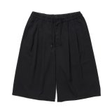 COOTIE PRODUCTIONS/T/W 2 Tuck Easy Shorts（Black）［ツータックイージーショーツ-25春夏］