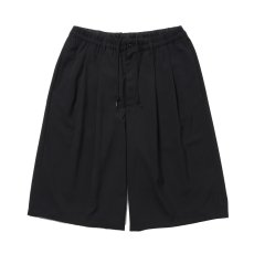 画像1: COOTIE PRODUCTIONS/T/W 2 Tuck Easy Shorts（Black）［ツータックイージーショーツ-25春夏］ (1)
