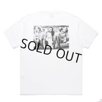 WACKO MARIA/ELLEN VON UNWERTH / WASHED HEAVY WEIGHT T-SHIRT（WHITE）［プリントT-25春夏］