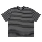 COOTIE PRODUCTIONS/Border S/S Tee（Black）［ボーダーT-25春夏］