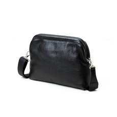 画像2: CALEE/STUDS LEATHER SHOULDER BAG ＜INTERNAL FLEX FRAME TYPE＞（BLACK）［レザーショルダーバッグ-25春夏］ (2)