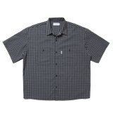 COOTIE PRODUCTIONS/T/W Work S/S Shirt（Gingham Check）［ワークシャツ-25春夏］