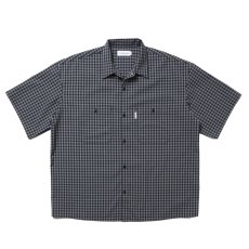 画像1: COOTIE PRODUCTIONS/T/W Work S/S Shirt（Gingham Check）［ワークシャツ-25春夏］ (1)