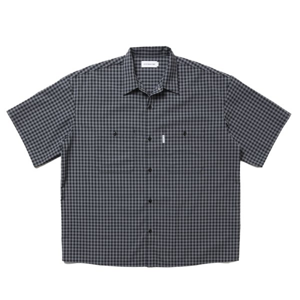 画像1: COOTIE PRODUCTIONS/T/W Work S/S Shirt（Gingham Check）［ワークシャツ-25春夏］