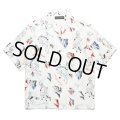 WACKO MARIA/HAWAIIAN SHIRT（WHITE）［ハワイアンシャツ-25春夏］