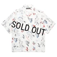 WACKO MARIA/HAWAIIAN SHIRT（WHITE）［ハワイアンシャツ-25春夏］
