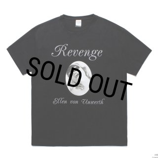 WACKO MARIA/ELLEN VON UNWERTH / WASHED HEAVY WEIGHT T-SHIRT（BLACK