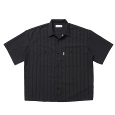 画像1: COOTIE PRODUCTIONS/T/W Work S/S Shirt（Stripe）［ワークシャツ-25春夏］ (1)