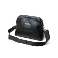 CALEE/STUDS LEATHER SHOULDER BAG ＜INTERNAL FLEX FRAME TYPE＞（BLACK）［レザーショルダーバッグ-25春夏］
