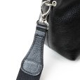 画像6: CALEE/STUDS LEATHER SHOULDER BAG ＜INTERNAL FLEX FRAME TYPE＞（BLACK）［レザーショルダーバッグ-25春夏］