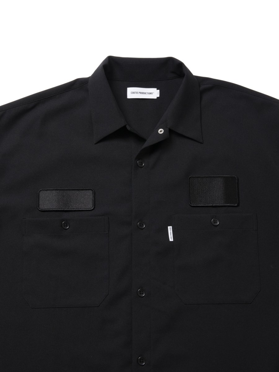 画像3: COOTIE PRODUCTIONS/Leno Cloth Error Fit Work S/S Shirt（Black）［エラーフィットワークシャツ-25春夏］ (3)