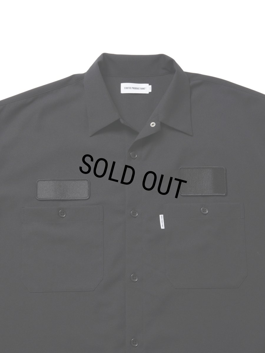 画像3: COOTIE PRODUCTIONS/Leno Cloth Error Fit Work S/S Shirt（Black）［エラーフィットワークシャツ-25春夏］ (3)